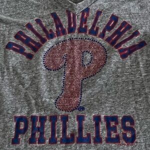 Phillies Rhinestone shirt, size XL but fits more like a Large